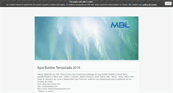 Desktop Screenshot of mblproducciones.com